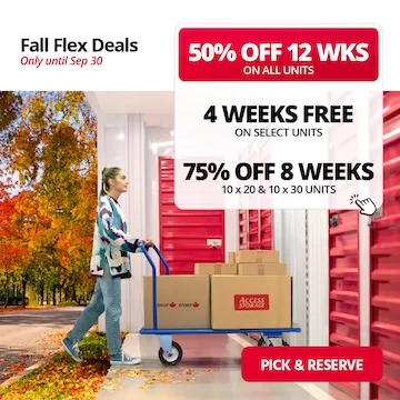 Access Storage - Burlington West Promotion